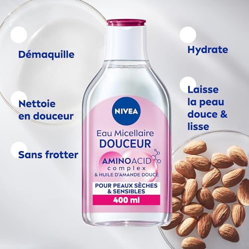 Eau Micellaire Démaquillante Peaux Sèches Hydratante Nivea Le Flacon De 400ml - vue 4