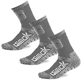 dimok Warm Socks for Men Hockey Hiking Athletic Moisture Wicking Trekking Sports Crew Winter Sock Me