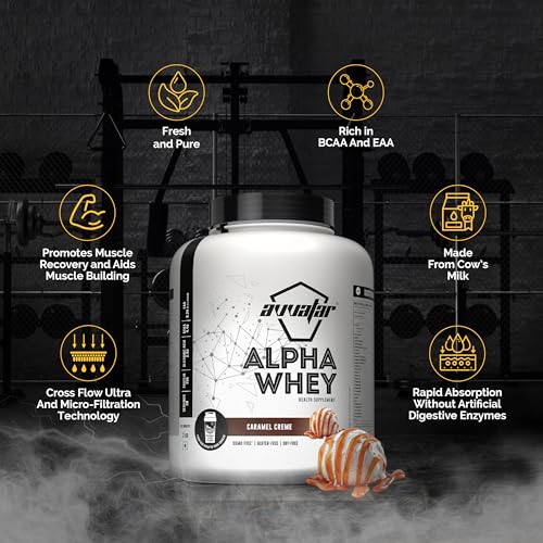 avvatar Store avvatar ALPHA WHEY PROTEIN 2Kg Caramel Crème - Image 5