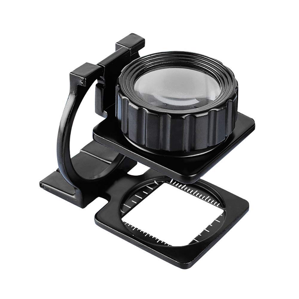 asdchZen Magnifying Glass,Desktop Magnifier With For Reading Light Lens Illuminated And Lighted Handheld Head Loupe Seniors Coins Jewelry 10X Crafts Magnifying Glass