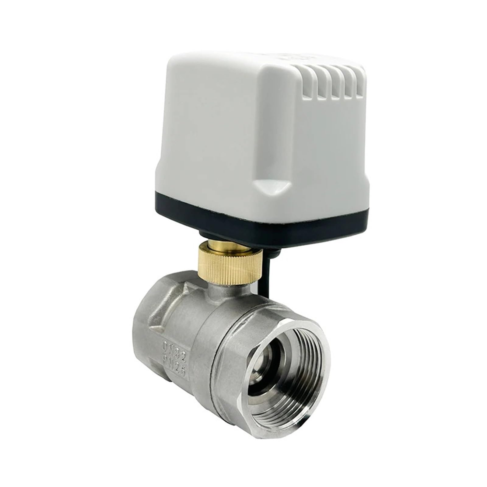 Zawór kulowy, DN15 DN20 DN25 DN50 2-drożny IP65 Wodoodporny Zawór Kulowy Z Napędem 12V 24V 220 3-przewodowy 2 Sterowanie Elektryczny Ze Stali Nierdzewnej(DN32,220AC_CR04)