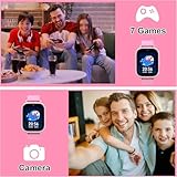 GPS Kids Smart Watch for Girls, IP68 4G Kid Smartwatch with SOS Call and Voice Chat, School Mode, Calendar, Alarm, Flashlight, Game, Calculator, Passcode Lock, GPS Tracker Smart Watch for Kids 4-15 Ys - Image 6