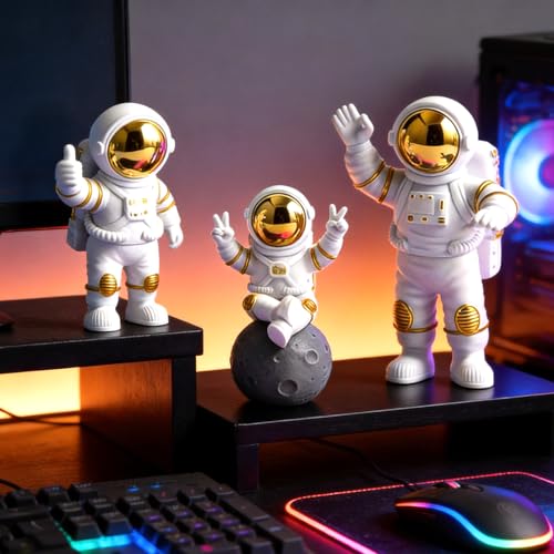 子供 プレゼント 置き物 宇宙雑貨 宇宙飛行士 かわいい フィギャ オブジェ おもしろ オフィス 部屋 カフェ おしゃれ ディスプレ 部屋飾り [5]