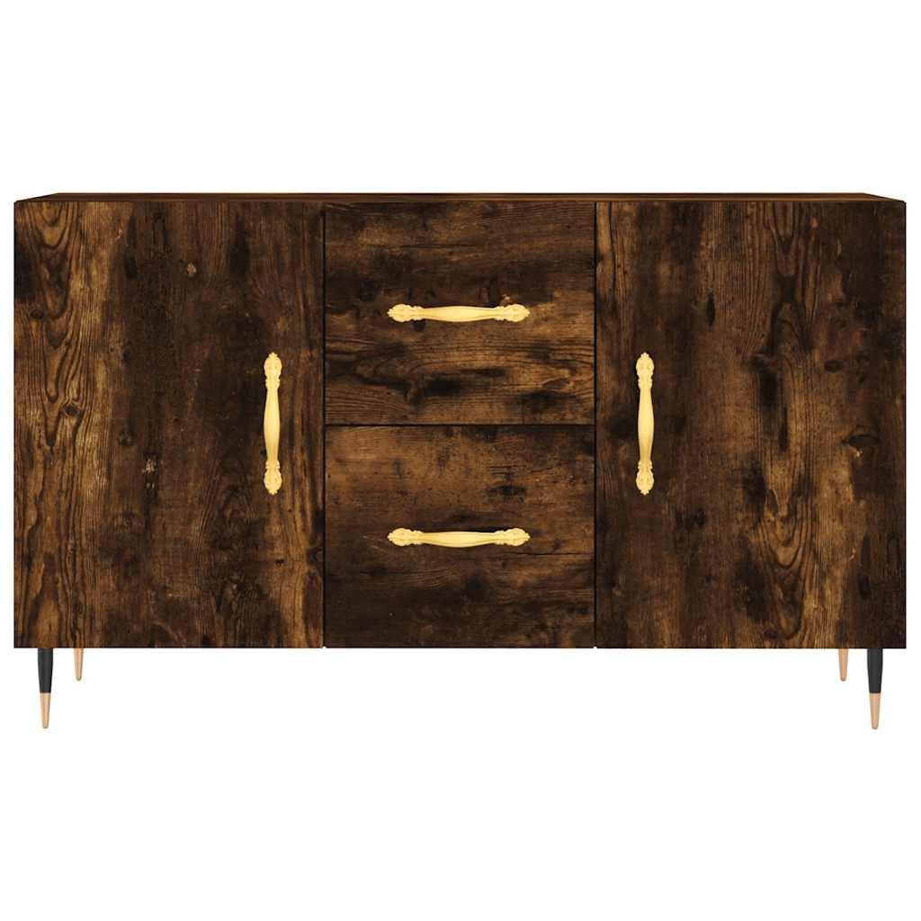 Hothingwell Niski bufet 100x36x60 cm, Drewno inżynieryjne, wędzone