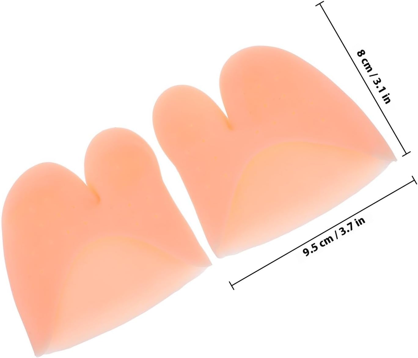 5 Pairs Silicone Ballet Pointe Toe Pads for Dance Toe Cushioning