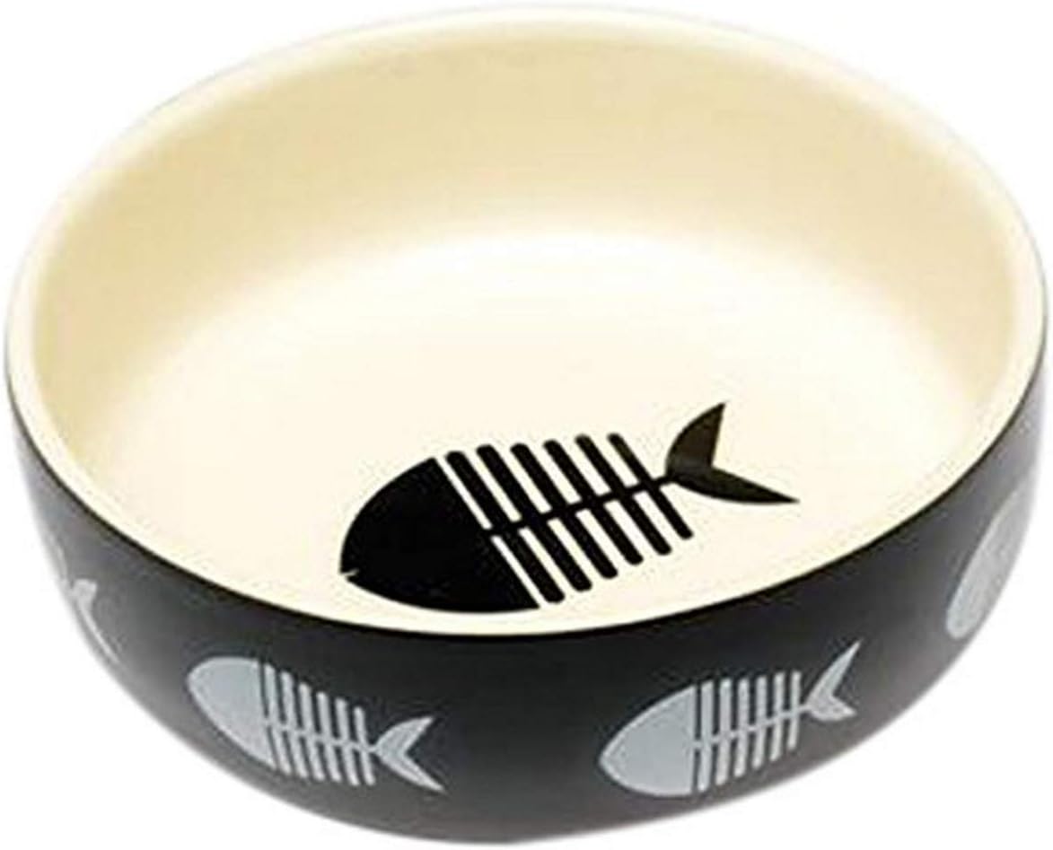 Petface Big Fish Ceramic Bowl for Cat Amazon.co.uk Pet Supplies