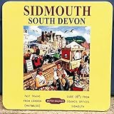 sidmouth devon hotels Melamina Posavasos con Corcho Dorso