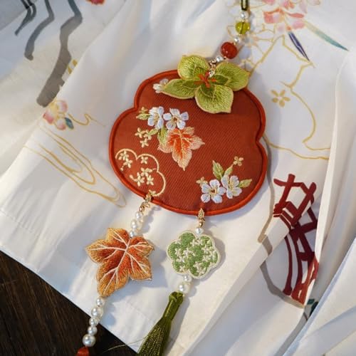 Colgante con borla estilo antiguo Hanfu sin especias miniatura 4