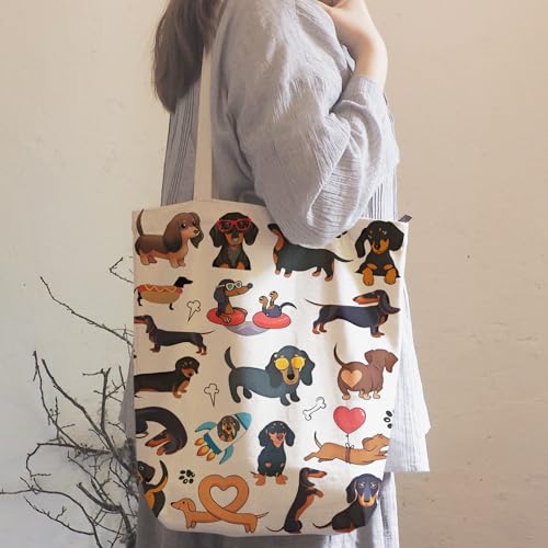 Image of DOOX Canvas Tote Bag for Women, Canvas Reusable