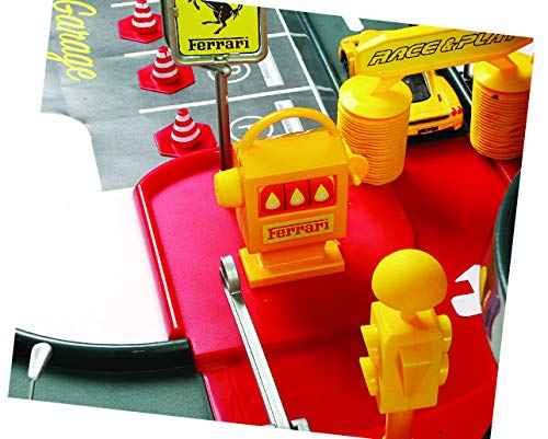 Bburago 15631204 - Bburago Ferrari Parking Garage inklusive 2 Autos, 1:43