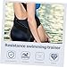 KICHOUSE Swim Resistance Belt 1 Set Training Gears Swim Training Resistance Band Comfortable Belt for Pool Exercises