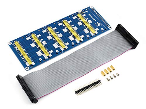 waveshare Raspberry pi Stack HAT Interface Expansion Shield with 5 Sets 2x20 Connector to Directly Connect Multiple Expansion Boards