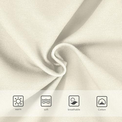 Joisal Cornsilk Beige Panties Little Girl Girls Underwear Toddlers Cotton Durable Briefs Underpants 2t3