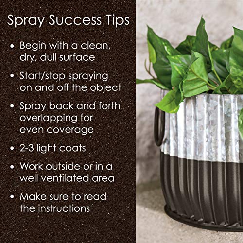 Image of Krylon Fusion All-In-One Adhesive Spray Paint for Indoor /Outdoor Use, 12 oz, Oil Rubbed Bronze