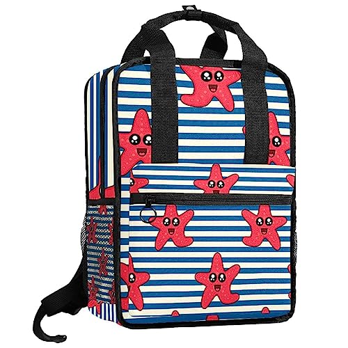 Sac à dos enfants étoiles de mer aux finitions soignées et durables