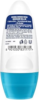 Rexona Shower Fresh Underarm Roll on Deodorant for Women 50 ml