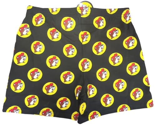 Buc-ee's Black Printed Pajama Boxers Sleepwear Shorts for Adults, Men and Women - Beaver - Unisex2