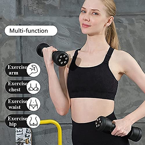 Pihura 5-in-1 Dumbbell Set with Non-Slip Neoprene Handles | Dumbbells Set for Home Workouts | Fashion Style Adjustable Fitness Accessory for Exercise 4