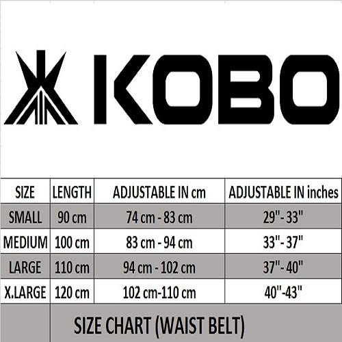 Image of Kobo 4 inch Foam Padded Weight Lifting Belt Back Gym Strap Training Support Fitness Exercise Bodybuilding
