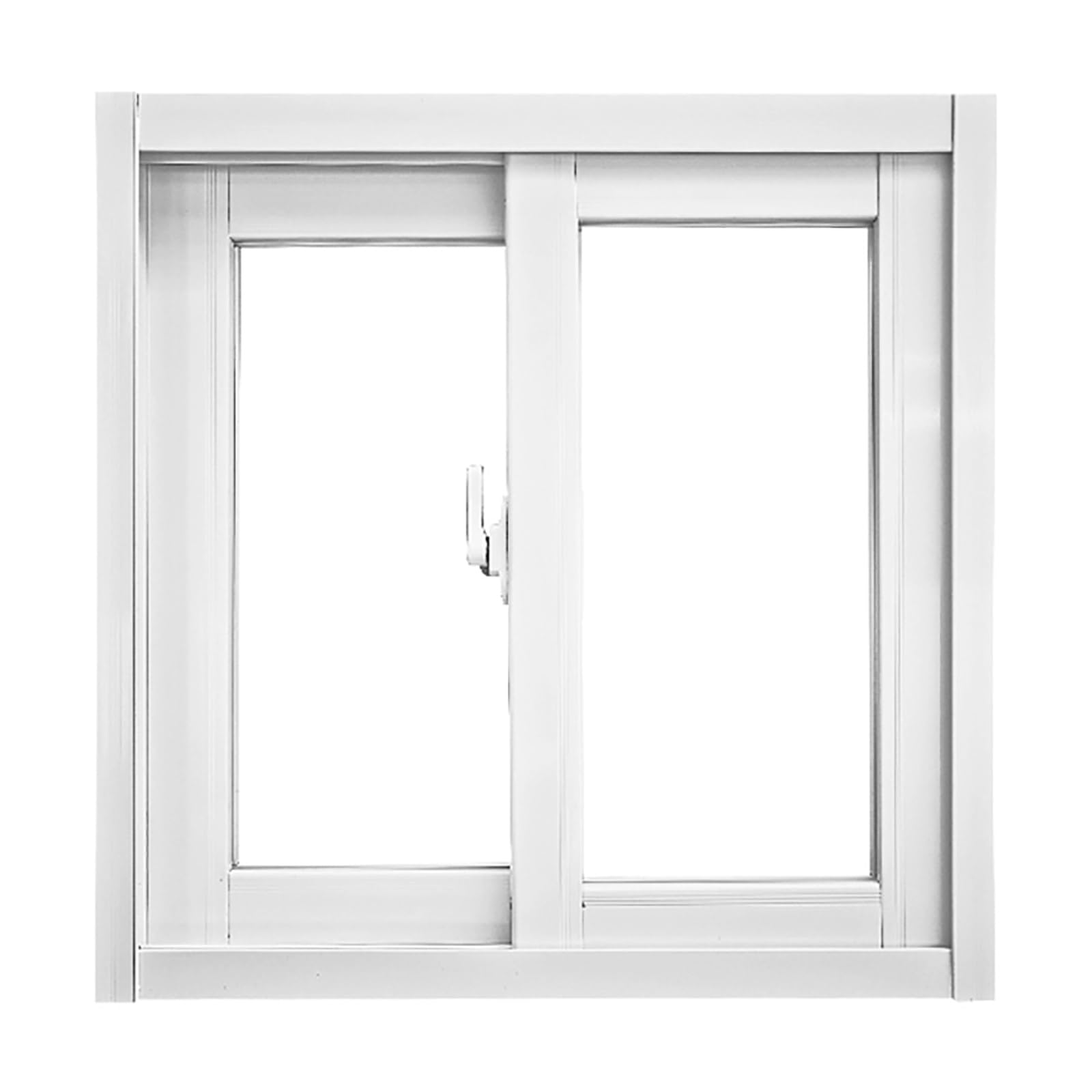 THNSAWX Basement Sliding Window, Basement Shed Window, Custom, Aluminum Frame, Tempered Glass, Easy Install, for Barns, Kitchen, Bathroom(White,100x120cm/W39.3xH47.2in)