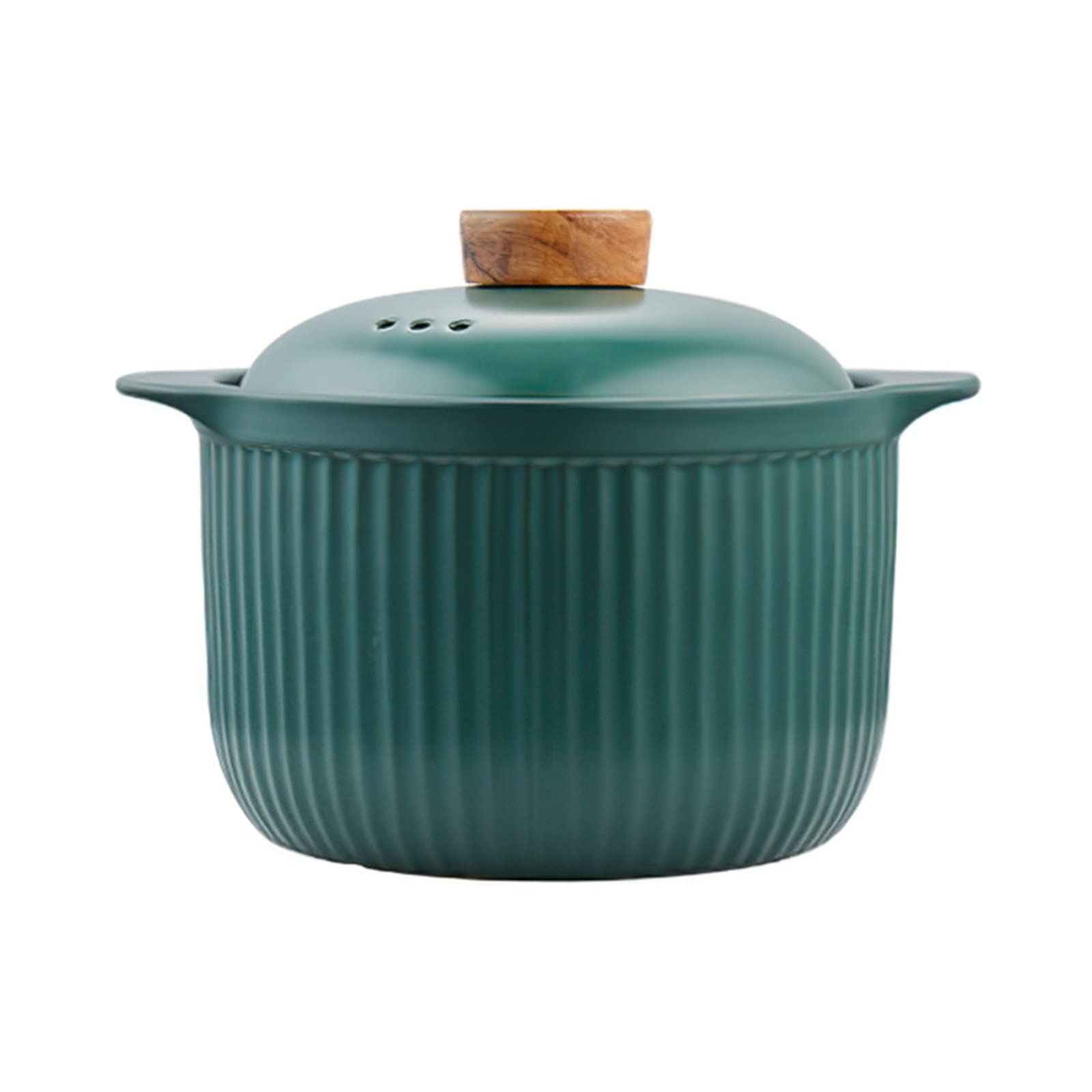 Garnek ceramiczny do gotowania zupy pomarańczowo-zielony okrągły kuchenka gazowa patelnia do smażenia zupy artykuły gospodarstwa domowego