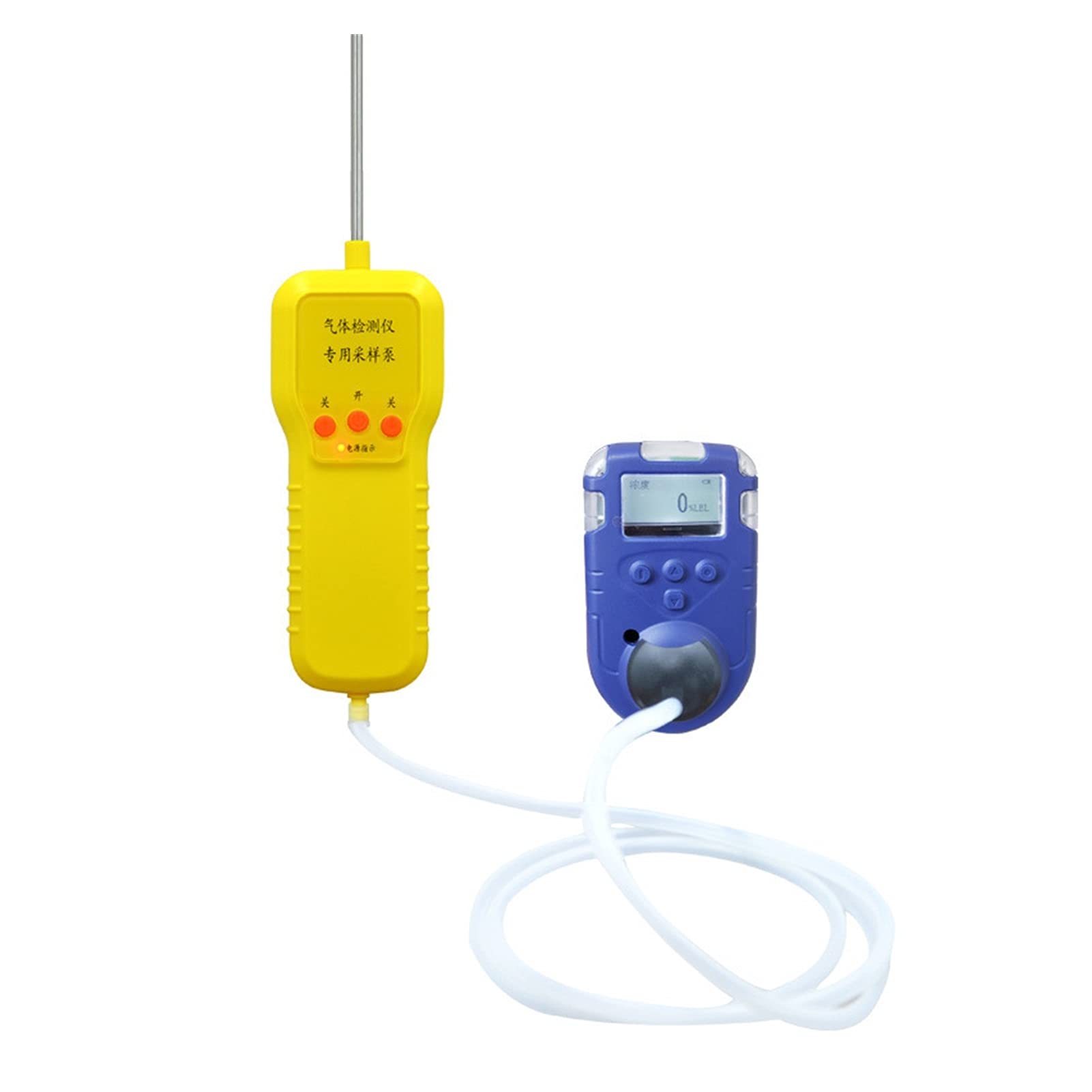 Gasdetektor Digitalanzeige Abtastpumpe Brennbare Sauerstoff-Kohlenstoffmonoxid-Hydrogen-Sulfid-Gas-Saug-Außenpumpe(External Pump Without Display)