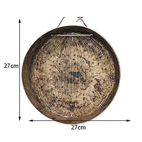 Bronzen Gong Messing Instrumenten Koper Cymbals Opera Gong met Ronde Spelen Hamer Beijing Opera Gong Ring Koper Wit Licht Gong Flat Bottom High Side Gong - Image 5