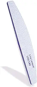 Lixa Bumerangue Lavável 100/180 Para Unhas de Gel Acrigel Fibra de Vidro, Com 20 Unidades