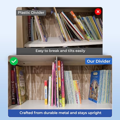 Adjustable-Height-Strong-Metal-Shelf-Divider-Organizer-for-Kitchen-Bookshelves-Pantry-Closet-Will-not-Bend-Extendable-Up-to-14-inch