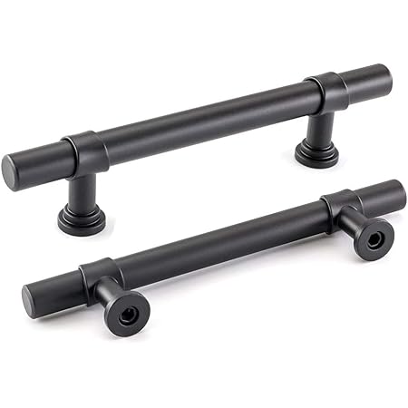 Küchengriff BA 160 mm Möbelgriff schwarz marmoriert Schrankgriff
