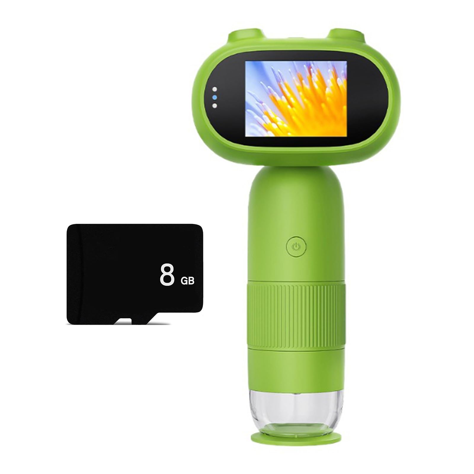 Microscopio Digital Portátil 1000X Para Niños | Pantalla 4K De 2.0", Recargable | Incluye Portaobjetos Y Funda EVA | Regalo Educativo De 4 A 12 Años