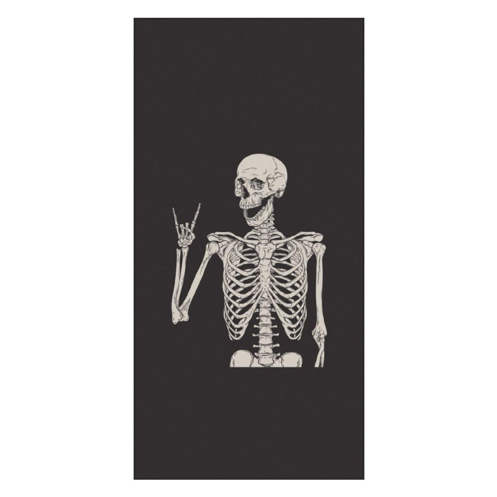 LWORZIIB Beach Towel, Skull Bath Towel, Pool Towel Great for Gym Swimming 80 X 160cm