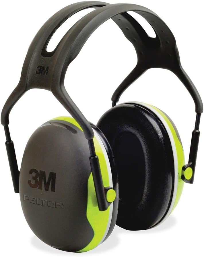 3M PELTOR Hearing Protection Earmuffs, X4 Series Noise Protection, Construction, Manufacturing, Assembly, Sanding - Image 4