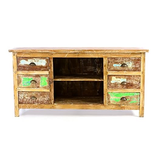 Divero Vintage TV Schrank Kommode im Shabby Chic