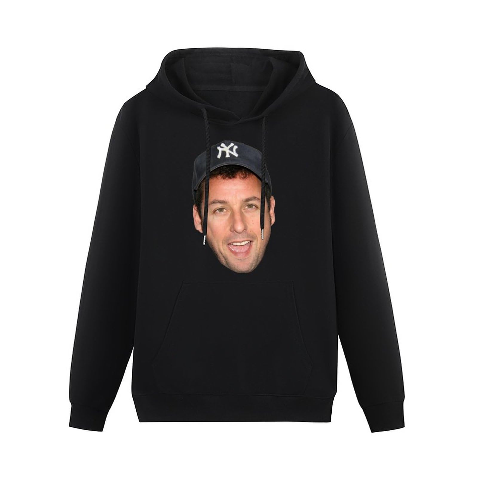 Weixiu Adam Sandler Hoody Graphic Unisex Black Top Sweatershirt Black XL