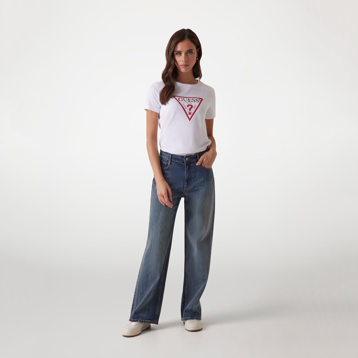 Guess Tops & Tee Shirts-Tee Shirt-Guess Jeans T-Shirt Femme (Lot de 1)