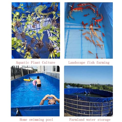Toile PVC pour bassins hors sol pour poissons et irrigation 120x80