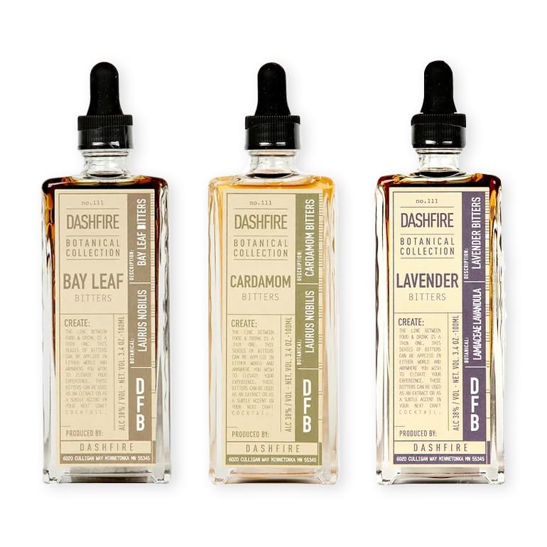 Miniatura 8 de Dashfire Bitters Colección Vagabond #1  Vintage Orange No.1 Chai y Mole Bitters  Juego de 3 unidades