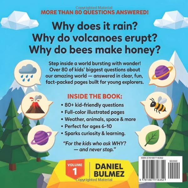 SMART KIDS 100,000 WHY QUESTIONS AND ANSWERS: KIDS ENCYCLOPEDIA FOR QUESTIONS ABOUT OUR AMAZING WORLD FOR KIDS AGES 6-12 VOLUME 1 image 3