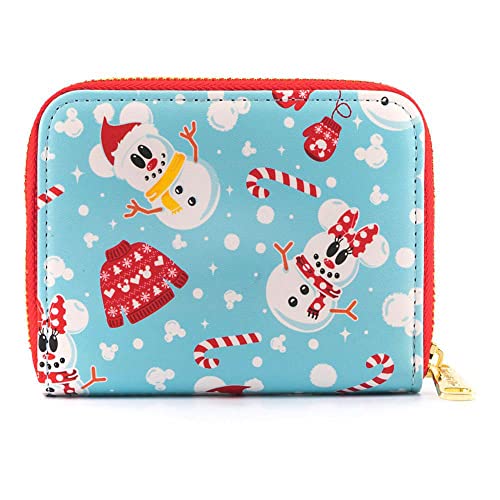 Loungefly Mickey Mouse Mickey & Minnie Snowman Women's Purse Multicoloured