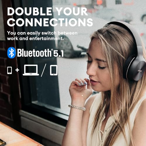 Edifier W800BT PLUS - Fone de Ouvido Headset, Bluetooth 5.1, Preto glide