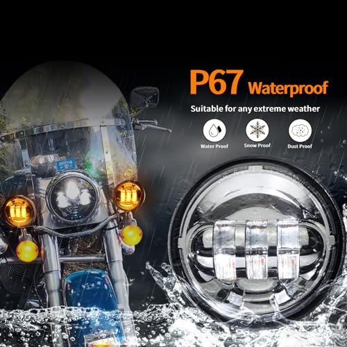RoadandLord 4.5 Inch LED Fog Lights