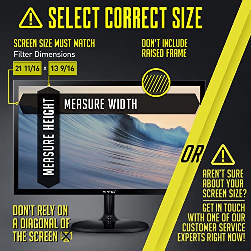 26 Inch Computer Privacy Screen Filter For 16:10 Widescreen Computer Monitor - Anti-Glare - Anti-Scratch Protector Film - Data Confidentiality Shield #TOP2