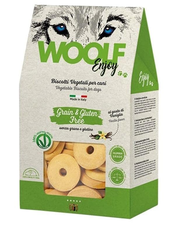 WOOLF ENJOY BISCOTTI GRAIN E GLUTEN FREE. 400GR