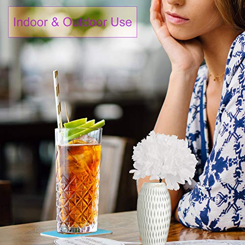 100 White Silk Carnation Picks, Artificial Flower Heads For Weddings, Decorations, Diy Decor, Bulk Carnations, 3.5" Carnation Heads With Unattached 5" Stems #TOP6