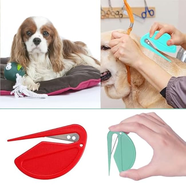 5pcs Pet Knot Opener Knotting Comb Removal Dematting Hair Flea Brush Shedding Tool Matted Fur Tick De Remover Matting Grooming Supplies for Indoor Medium Long Haired Cats Dogs Tangled-xtjCwVKO