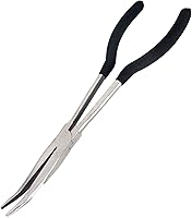 Vista 1 de Juego de alicates de 1 pieza de 11 pulgadas de largo alcance, juegos de alicates de punta de aguja larga, ángulo de 25 grados, diseñado