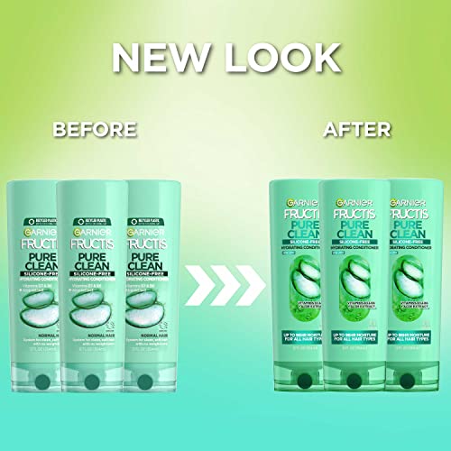 Garnier Fructis Pure Clean Hydrating Conditioner, 12 Fl Oz, 3 Count (Packaging May Vary) - Image 4