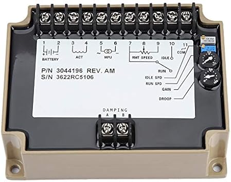 WALFRONT Generator Speed Controller Engine Speed Controller Electronic Governor 3044196 Control Board 1KHz6.5kHz