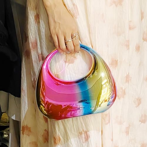Clutch de acrílico para mujer, bolso pequeño para fiesta miniatura 2